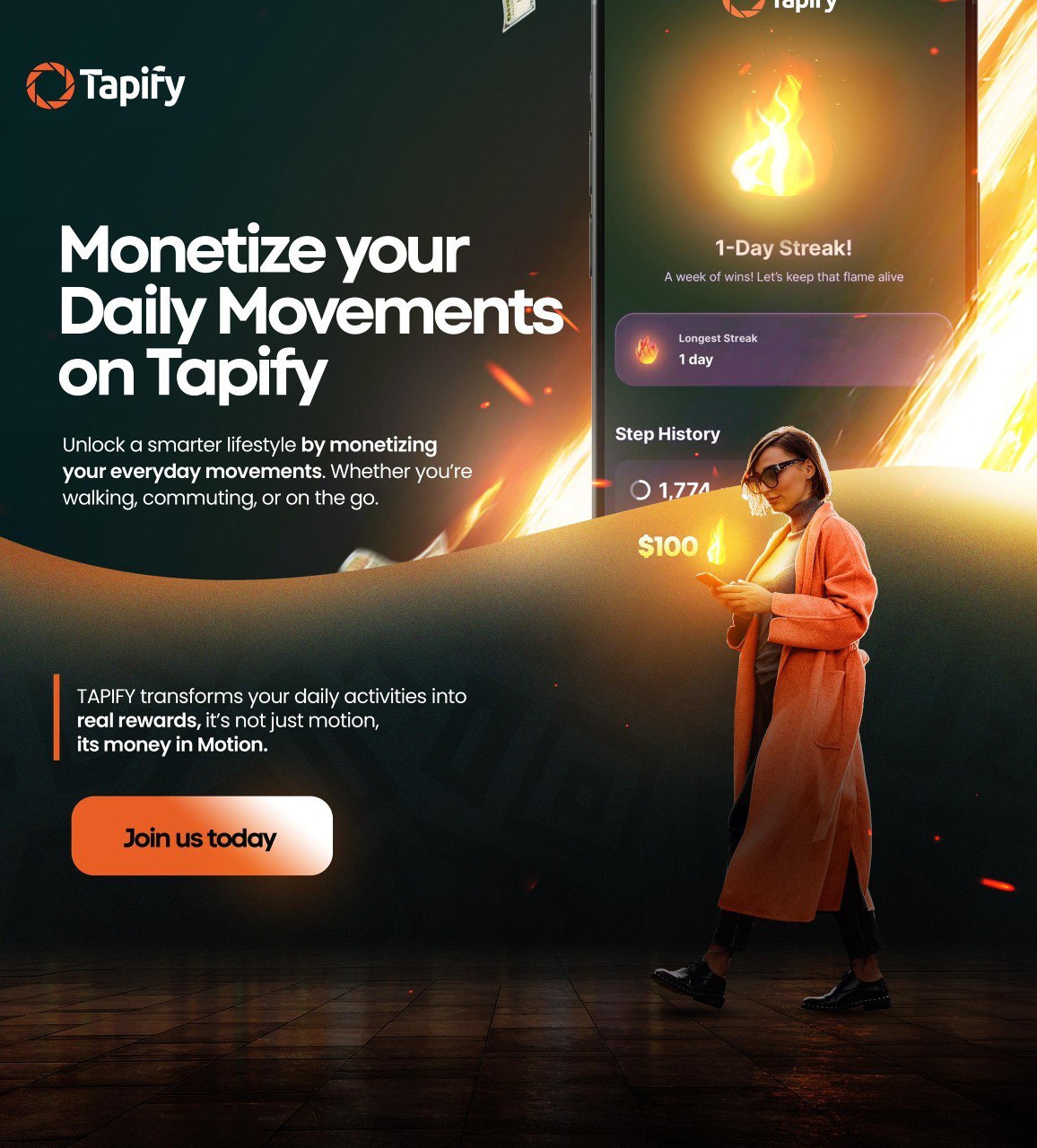 tapify walks